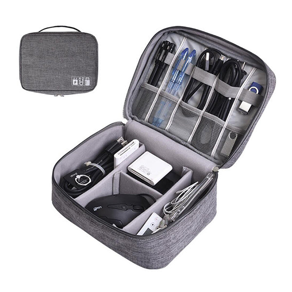 Waterproof Travel Gadget Organizer Digital Cable Electronic Cord Storage Bag